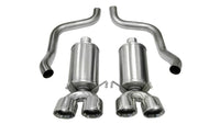 Corsa 05-08 Chevrolet Corvette C6 6.0L V8 Black Xtreme Axle-Back Exhaust - Mammoth Racing -