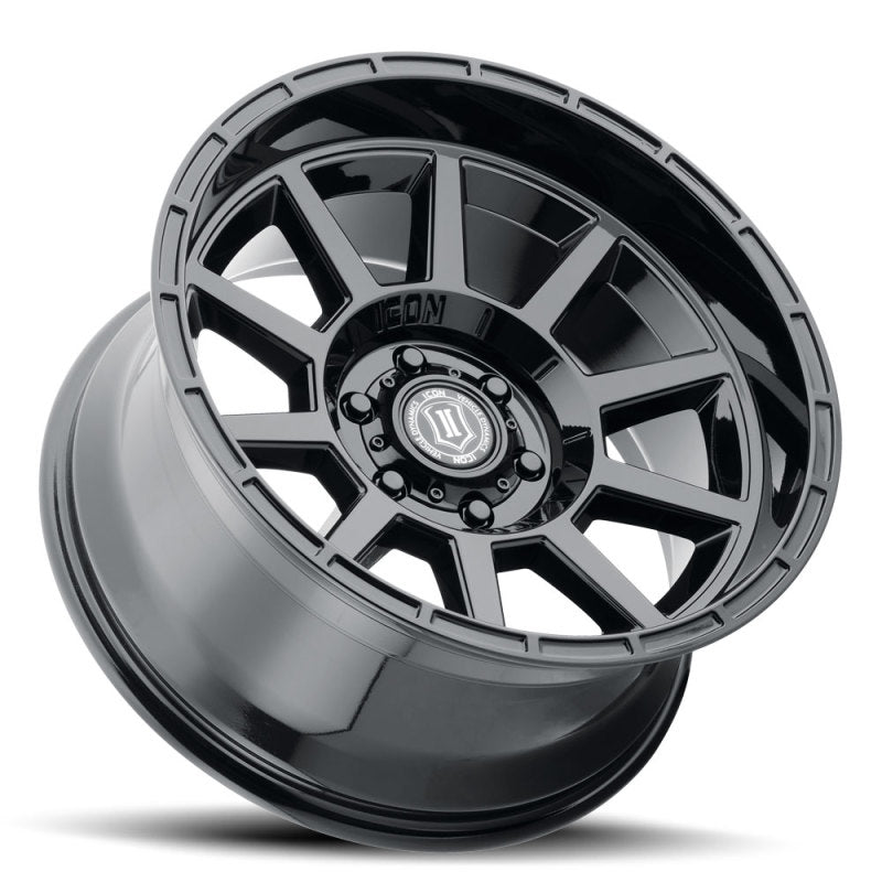 Icon Recoil 20x10 6x5.5 -24mm Offset 4.5in BS Gloss Black Wheel - Mammoth Racing -