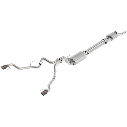Ford Racing 2017 F150 Raptor 3.5L Sport Cat-Back Exhaust System Dual Rear Exit w/ Carbon Fiber Tips - My Store