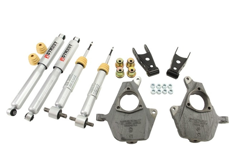Belltech Lowering KIT 2014 Silverado/Sierra All Cabs 2WD 2in Front/2in or 3in Rear w/ Street Shocks - Mammoth Racing -