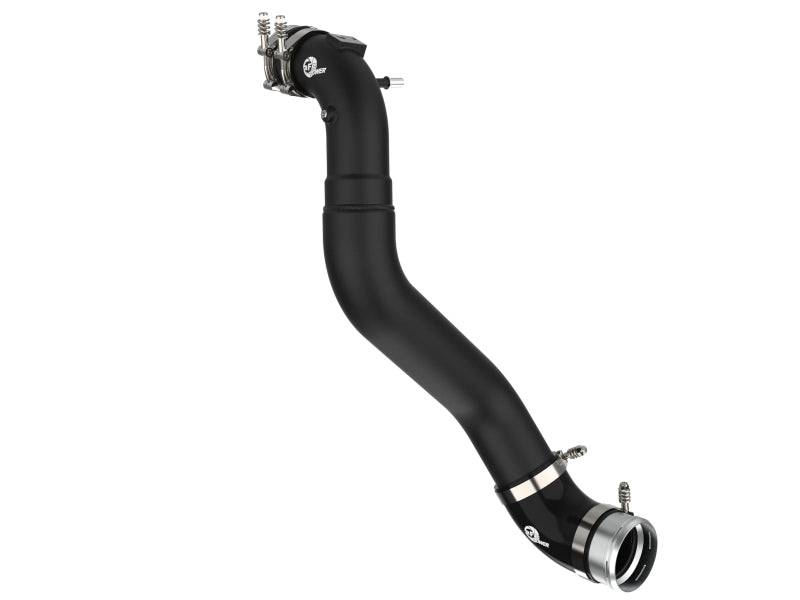 aFe BladeRunner 21-22 Ford F-150 Ecoboost V6-3.5L(tt) Aluminum Hot and Cold Charge Pipe Kit Black - My Store
