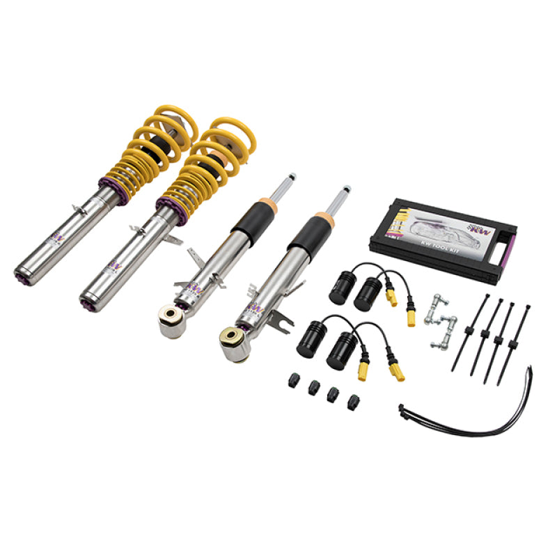 KW Coilover Kit V3 BMW X5 (F15) w/ Rear Air w/ EDC Bundle - Mammoth Racing -