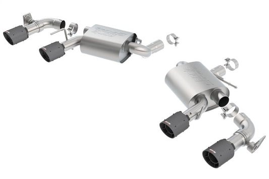 Borla 2016-2017 Chevrolet Camaro SS AT/MT RWD S-type Exhaust (w/ Dual Mode Valves) - Black CF Tip - My Store