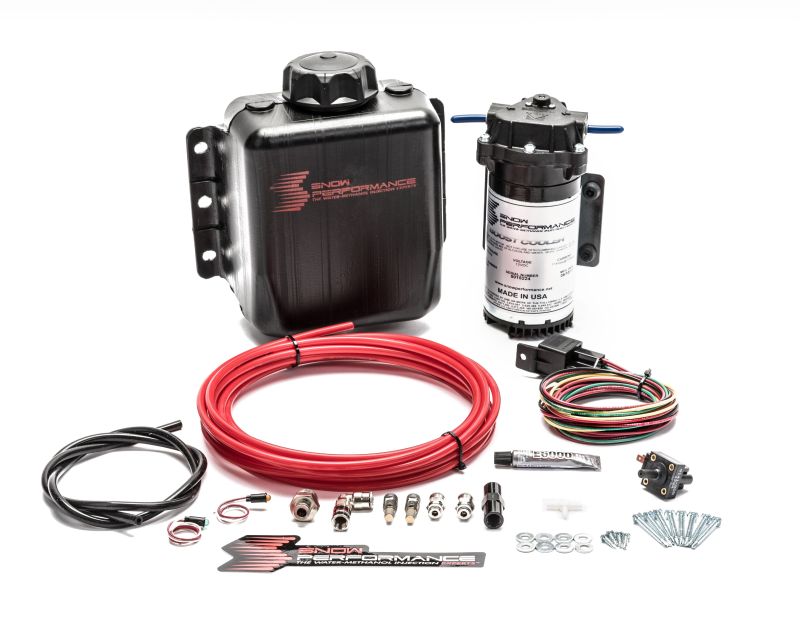 Snow Performance Stg 1 Boost Cooler TD Water Injection Kit (Incl. Red Hi-Temp Tubing/Quick Fittings) - My Store
