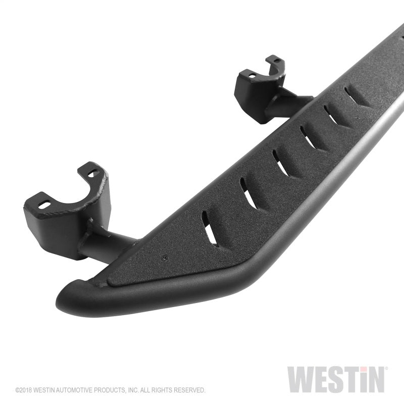 Westin/Snyper 2018+ Jeep Wrangler JL Unlimited 4DR Triple Tube Rock Rail Steps - Textured Black - Mammoth Racing -