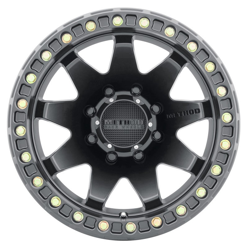 Method Mr108 17x9 -44mm Offset 8x6.5 130.81mm CB Matte Black w/BH-H24125-38 Wheel - Mammoth Racing -