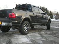 N-Fab Nerf Step 01-03 Ford F-150/Lobo SuperCrew 5.5ft Bed - Gloss Black - W2W - 3in - Mammoth Racing -