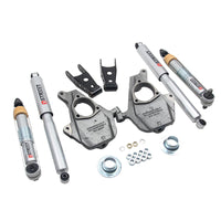 Belltech Lowering KIT 16.5-18 Chevy Silverado/Sierra All Cab 2in F / 2or3in R w/ Street Perf Shocks - Mammoth Racing -