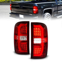 ANZO 14-18 GMC Sierra 1500 LED Taillights Red/Clear - My Store