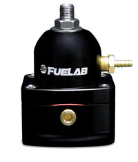 Fuelab 515 EFI Adjustable FPR 25-90 PSI (2) -10AN In (1) -6AN Return - Black - Mammoth Racing -