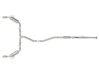 aFe POWER Takeda 2022 Honda Civic Stainless Steel Cat-Back Exhaust System w/ Polished Tip - Mammoth Racing -