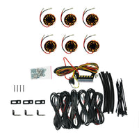 KC HiLiTES Cyclone V2 LED - Rock Light - 6-Light System - Amber - 5W Flood Beam - Mammoth Racing -