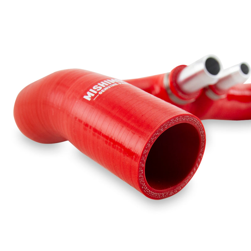 Mishimoto 2018+ Jeep Wrangler JL / Gladiator JT 3.6L AT Red Silicone Radiator Coolant Hose Kit - Mammoth Racing -