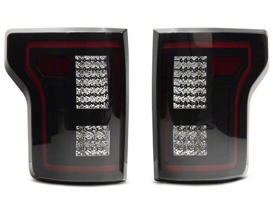 Raxiom 15-17 Ford F-150 w/Non-BLIS LED Tail Lights Sequential Turn Signals- Blk Hsng (Smoked Lens) - Mammoth Racing -
