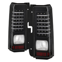 Xtune Hummer H3 06-09 ( Non H3T ) LED Tail Lights Black ALT-ON-HH306-LED-BK - Mammoth Racing -