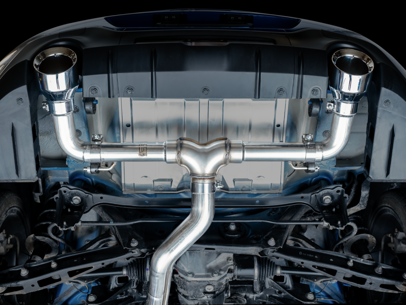 AWE Subaru BRZ/ Toyota GR86/ Toyota 86 Track Edition Cat-Back Exhaust- Chrome Silver Tips - Mammoth Racing -