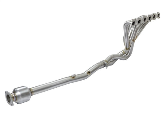 aFe Power Twisted Steel Long Tube Header & Connection Pipes (Street Series) 01-16 Nissan Patrol - Mammoth Racing -