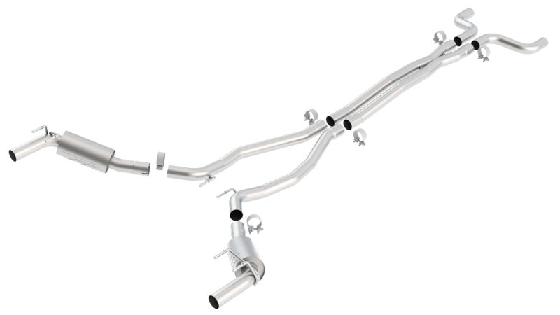 Borla 10-13 Chevy Camaro SS 6.2L V8 ATAK Catback Exhaust Incl. X Pipe works w/GFX Package - My Store
