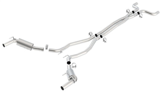 Borla 10-13 Chevy Camaro SS 6.2L V8 ATAK Catback Exhaust Incl. X Pipe works w/GFX Package - My Store