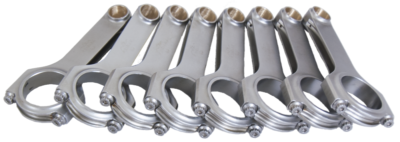 Eagle Chevy 305/350/LT1 /Ford 351 Forged 4340 H-Beam Connecting Rods w/ 7/16in ARP2000 (Set of 8) - Mammoth Racing -