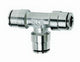 Firestone Union Tee 1/4in. Nickel Push-Lock Air Fitting - 25 Pack (WR17603025) - Mammoth Racing -