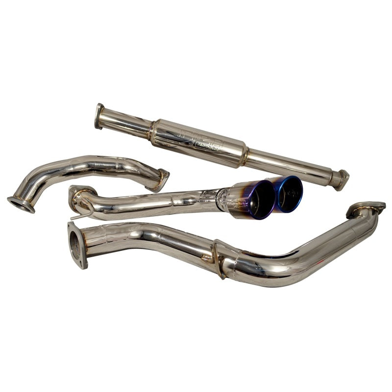 Injen 13--19 Ford Focus ST 2.0L (t) 3.00in Cat-Back Stainless Steel Exhaust System w/Titanium Tip - Mammoth Racing -