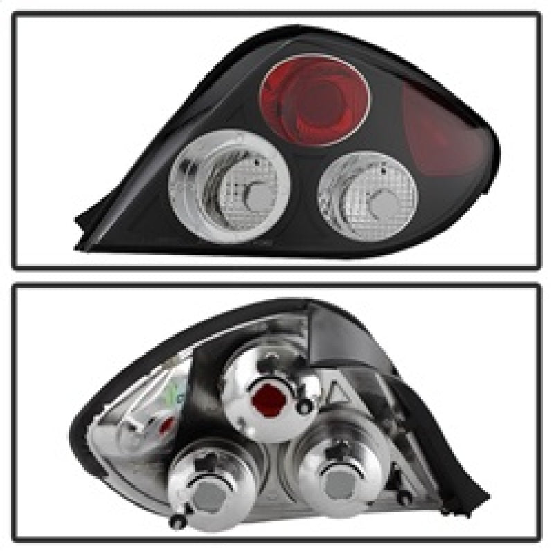 Spyder Hyundai Tiburon 03-05 Euro Style Tail Lights Black ALT-YD-HYT03-BK - Mammoth Racing -