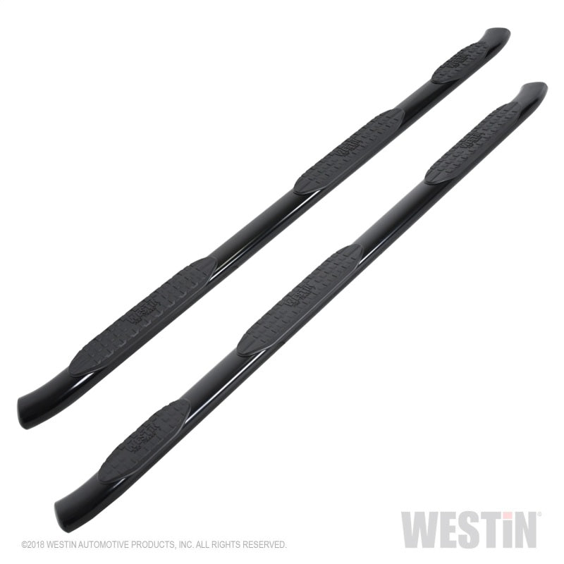 Westin 2019 Chevrolet Silverado Crew Cab w/ 6.5ft Bed PRO TRAXX 5 W2W Oval Nerf Step Bars - Black - Mammoth Racing -