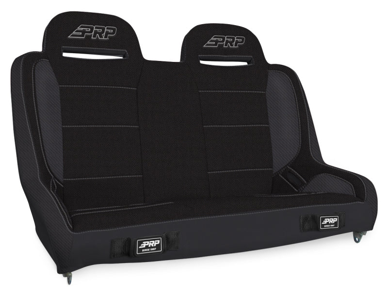 PRP Jeep Wrangler Jku/jlu Elite Series Rear Bench- Black - Mammoth Racing -