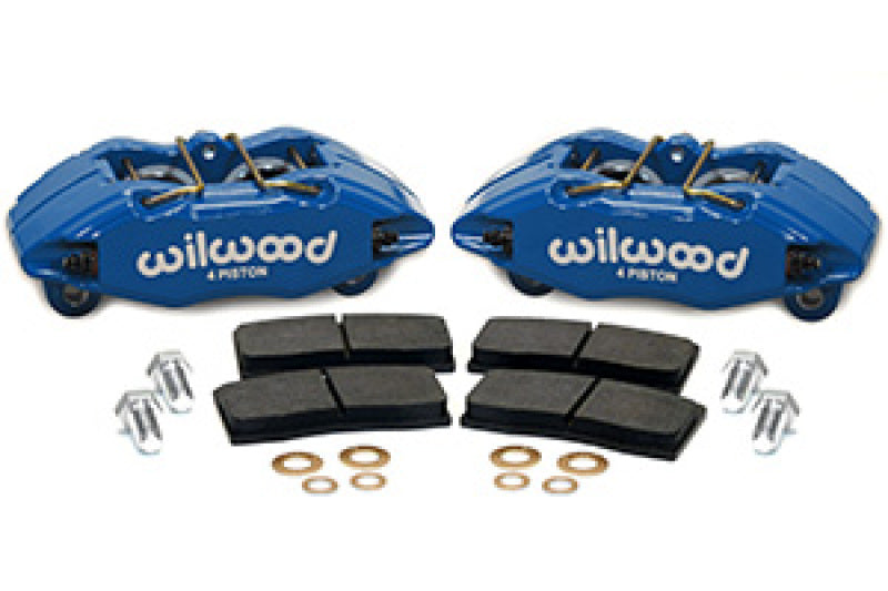 Wilwood Dpha Front Caliper & Pad Kit Blue Honda / Acura w/ 262mm OE Rotor - Mammoth Racing -