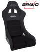 PRP Bravo Composite Seat- Black (prp Silver Outline/Bravo Silver- Black Stitching) - Mammoth Racing -