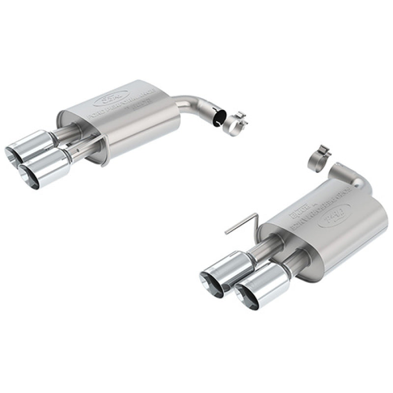 Ford Racing 2018 Mustang GT 5.0L Sport Muffler Kit - Chrome Tips - Mammoth Racing -
