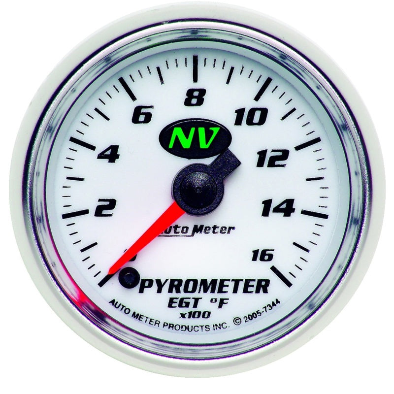 Autometer Pyrometer NV 52.4mm 0-1600 Deg F Advanced Digital Stepper Motor Pyrometer Gauge - My Store