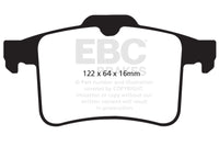 EBC 10-15 Jaguar XF 5.0 Supercharged (470) Redstuff Rear Brake Pads - My Store