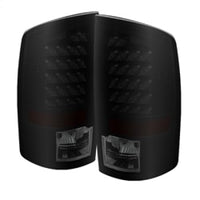 Xtune Dodge Ram 02-06 1500 / Ram 2500/3500 03-06 LED Tail Light Black Smoke ALT-JH-DR02-LED-BKSM - Mammoth Racing -