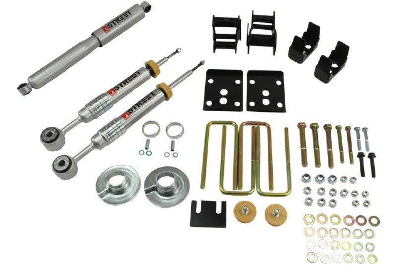 Belltech 09-13 Ford F150 Std Cab 2wd Short Bed 2WD Lowering Kit w/ SP Shocks 4in R Drop - Mammoth Racing -