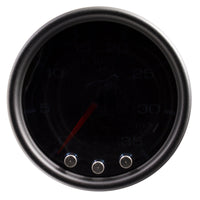 Autometer Spek-Pro Gauge Boost 2 1/16in 35psi Stepper Motor W/Peak & Warn Blacksmoke//Black - My Store
