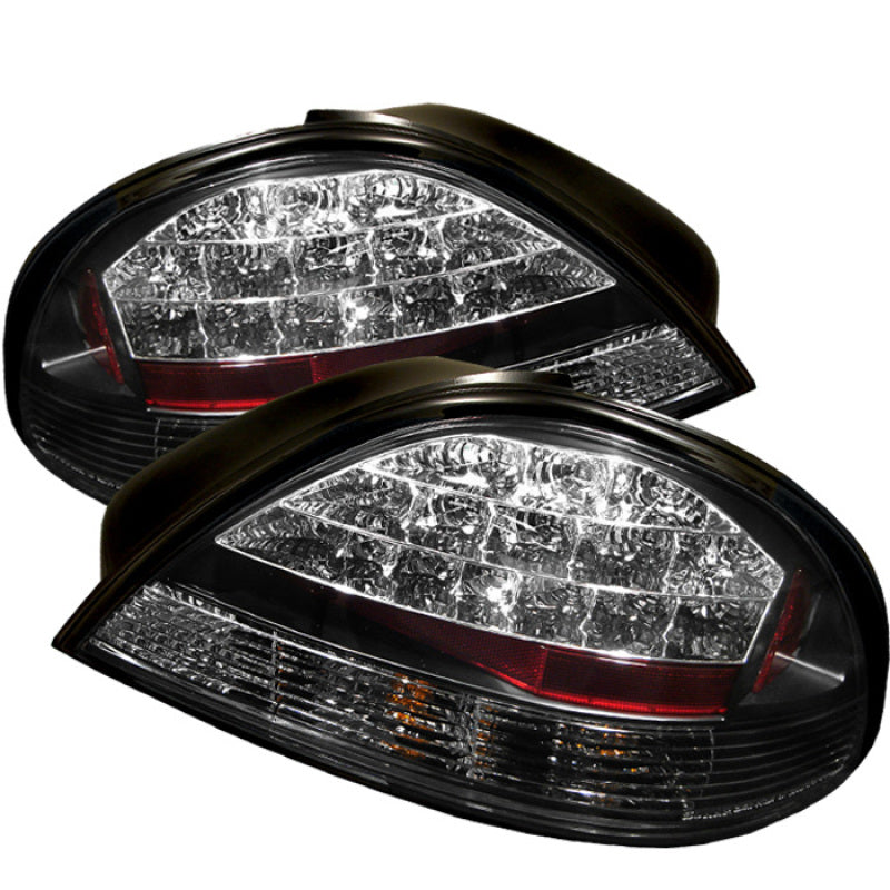 Spyder Pontiac Grand AM 99-05 LED Tail Lights Black ALT-YD-PGAM99-LED-BK - Mammoth Racing -