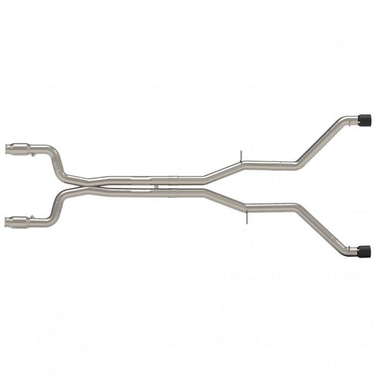 Kooks 16+ Chevy Camaro SS 6.2l 3in Catted Muff Delete Full Exhaust w/Blk Tips (Use w/Kooks Headers) - Mammoth Racing -
