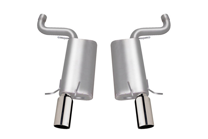 Gibson 06-08 Cadillac STS V 4.4l 2.5in Axle-Back Dual Exhaust - Stainless - Mammoth Racing -