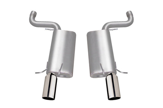 Gibson 06-08 Cadillac STS V 4.4l 2.5in Axle-Back Dual Exhaust - Stainless - Mammoth Racing -