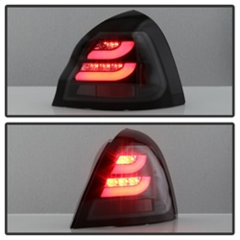 Spyder Pontiac Grand Prix 04-08 Light Bar LED Tail Light Black ALT-YD-PGP04-LED-BK - Mammoth Racing -