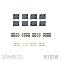 Westin 01-07 Ford/Mazda/Mercury Escape/Tribute/Mariner Premier Oval Nerf Step Bar Mount Kit - Black - Mammoth Racing -