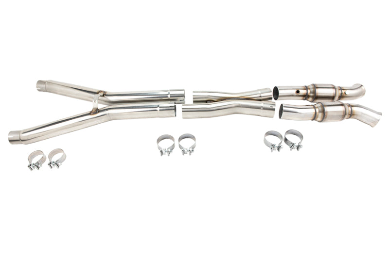 Kooks 09-13 Chevy Corvette C6 Ls2/ls3 6.0l/6.2l 3in x 3in Green Cat SS X-Pipe Kooks HDR Req - Mammoth Racing -