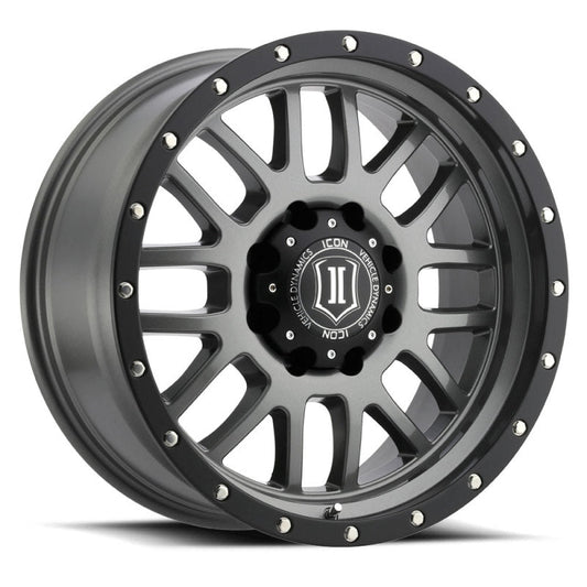 Icon Alpha 20x9 6x135 16mm Offset 5.625in BS Gunmetal Wheel - Mammoth Racing -