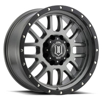 Icon Alpha 20x9 8x180 12mm Offset 5.5in BS Gunmetal Wheel - Mammoth Racing -