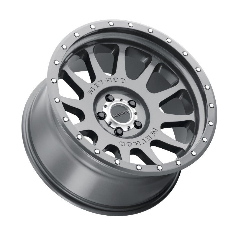 Method Mr605 NV 20x10 -24mm Offset 5x5 71.5mm CB Gloss Titanium Wheel - Mammoth Racing -