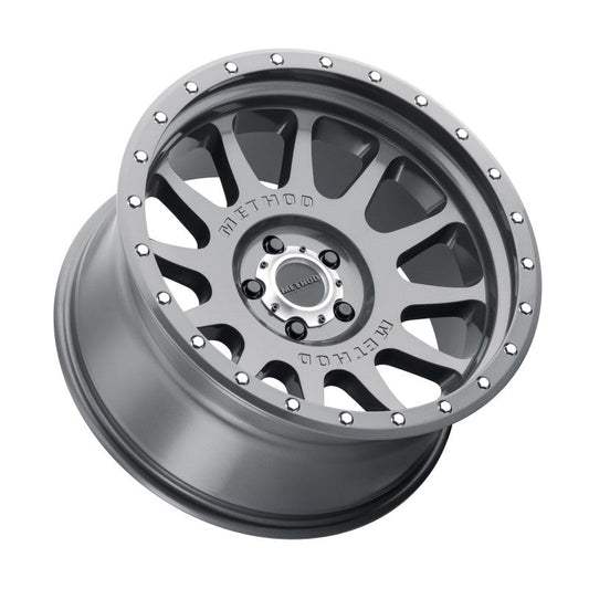 Method Mr605 NV 20x10 -24mm Offset 5x5 71.5mm CB Gloss Titanium Wheel