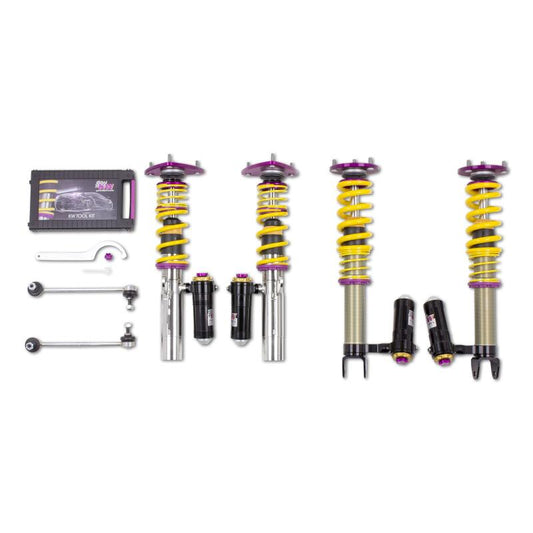 KW Porsche 911 997 Carrera 4/4S Turbo Clubsport Coilover Kit 3-Way - Mammoth Racing -