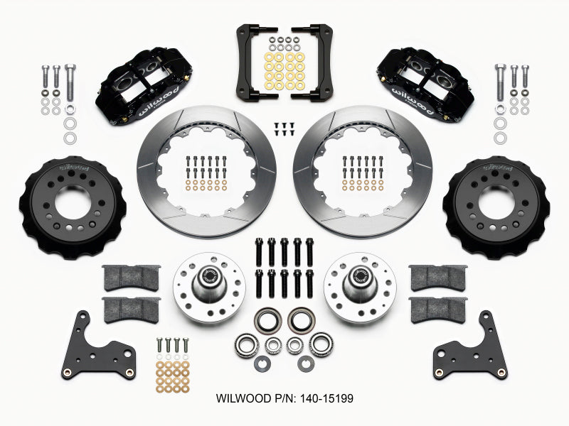 Wilwood Narrow Superlite 6R Front Hub Kit 12.88in 65-72 CDP C Body -Drum - My Store